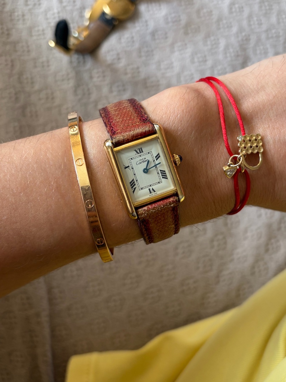 Cartier Must de Cartier Tank Vermeil - Picture 7 of 8